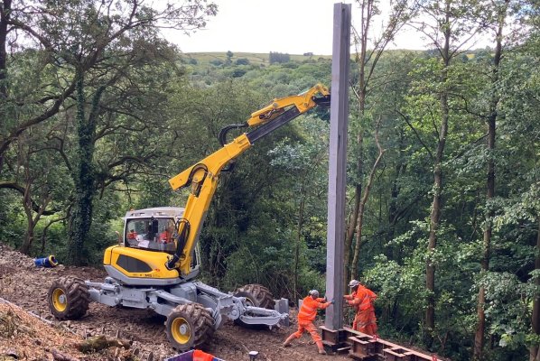 Seven-week railway closure in New Mills, High Peak.  